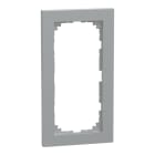 MERTEN - M-Pure-Rahmen, 2fach ohne Mittelsteg, aluminium, M-Pure