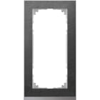 MERTEN - M-Pure Decor-Rahmen, 2fach ohne Mittelsteg, Schiefer/aluminium, M-Pure Decor