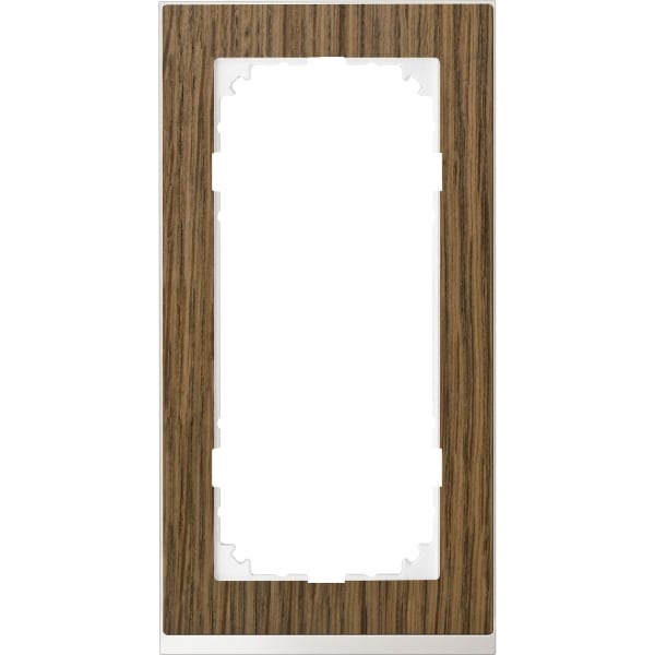 MERTEN - M-Pure Decor-Rahmen, 2fach ohne Mittelsteg, Eiche/aktivweiß, M-Pure Decor