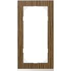 MERTEN - M-Pure Decor-Rahmen, 2fach ohne Mittelsteg, Eiche/aktivweiß, M-Pure Decor