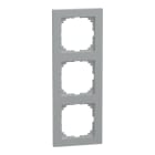 MERTEN - M-Pure-Rahmen, 3fach, aluminium, M-Pure