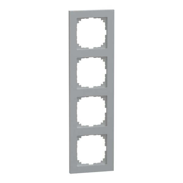 MERTEN - M-Pure-Rahmen, 4fach, aluminium, M-Pure