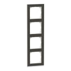 MERTEN - M-Pure Decor-Rahmen, 4fach, Eiche/aktivweiß, M-Pure Decor