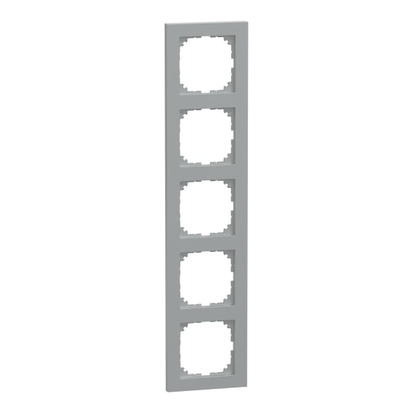 MERTEN - M-Pure-Rahmen, 5fach, aluminium, M-Pure
