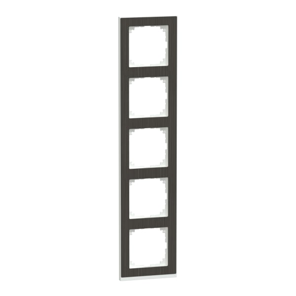 MERTEN - M-Pure Decor-Rahmen, 5fach, Eiche/aktivweiß, M-Pure Decor