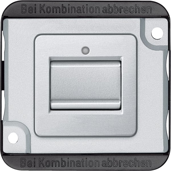 MERTEN - Aus/Wechselschalter-Eins., 1-polig, 10 AX, AC 250 V, mattsilber, PANZER, StK