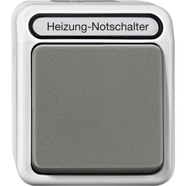 MERTEN - Heiz.s-Notschalter,Aus/Wechsel,1-pol.m.Kontr.-Langfeldleuchte,lichtgrau,AQUASTAR