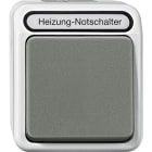 MERTEN - Heiz.s-Notschalter,Aus/Wechsel,1-pol.m.Kontr.-Langfeldleuchte,lichtgrau,AQUASTAR