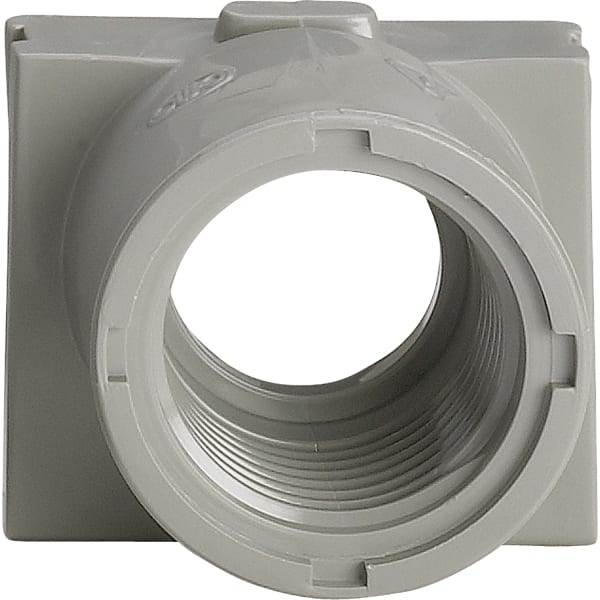 MERTEN - Schieber mit Stutzen, (10x), lichtgrau, AQUASTAR