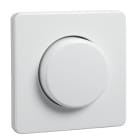 ELSO - Zentralplatte mit Drehknopf für Dimmer FASHION/RIVA/SCALA reinweiß