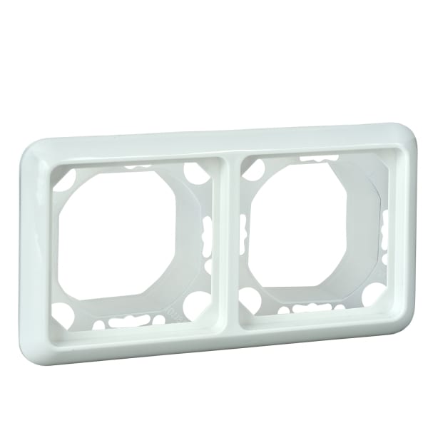 ELSO - Rahmen 2-fach FASHION IP44 reinweiß