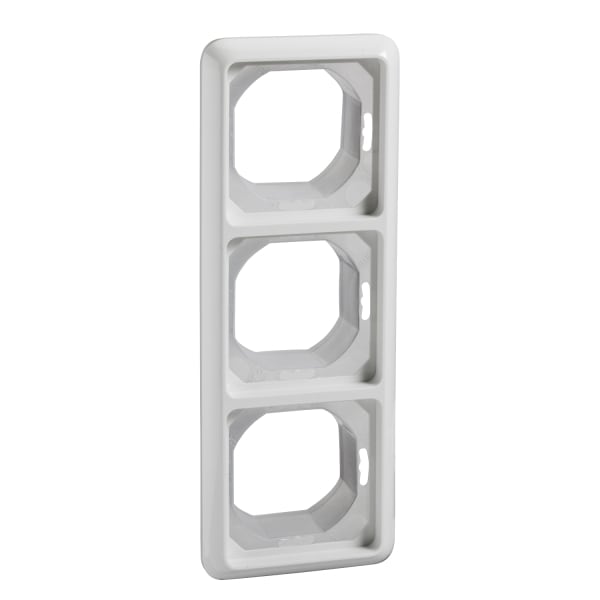 ELSO - Rahmen 3-fach FASHION IP44 reinweiß