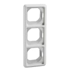 ELSO - Rahmen 3-fach FASHION IP44 reinweiß