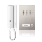 SCHNEIDER ELECTRIC - Acero pur Audio-Set 1 WE, edelstahl/weiß