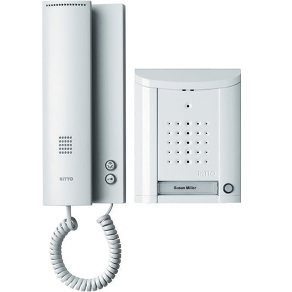 SCHNEIDER ELECTRIC - Entravox Audio Set 1 WE, weiß/weiß