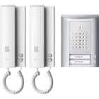 SCHNEIDER ELECTRIC - Entravox Audio Set 2 WE, silber/weiß