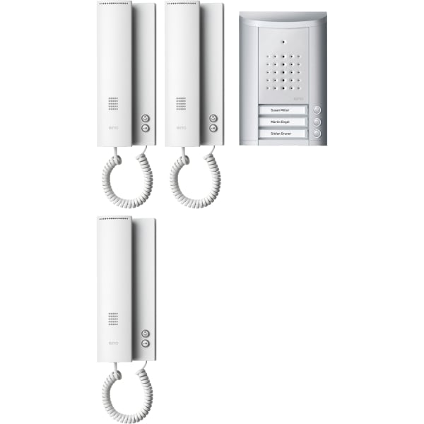 SCHNEIDER ELECTRIC - Entravox Audio Set 3 WE, silber/weiß