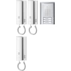SCHNEIDER ELECTRIC - Entravox Audio Set 3 WE, silber/weiß