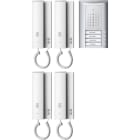 SCHNEIDER ELECTRIC - Entravox Audio Set 4 WE, silber/weiß