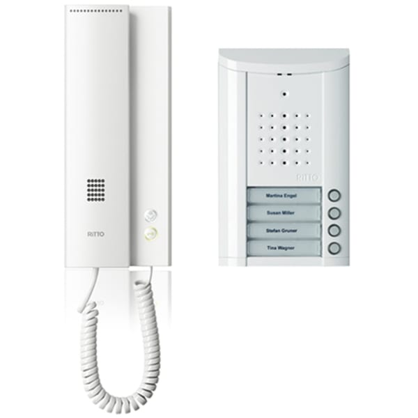 SCHNEIDER ELECTRIC - Entravox Audio Set 4 WE, weiß/weiß