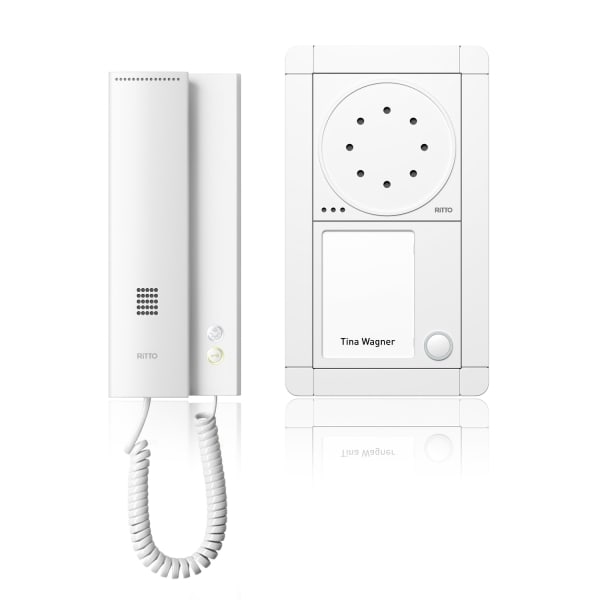 SCHNEIDER ELECTRIC - Portier Audio Set 1 WE, weiß/weiß