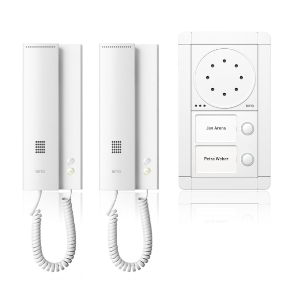 SCHNEIDER ELECTRIC - Portier Audio Set 2 WE, weiß/weiß