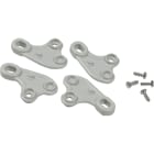 SAREL - Befestigungslaschen in Thermoplast-PC und Schrauben für Gehäuse =H150xL150mm