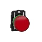 SCHNEIDER ELECTRIC - Leuchtmelder, XB5, Kunststoff, rot, 22mm, LED, glatte Kalotte, 24VACDC