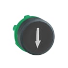 SCHNEIDER ELECTRIC - Drucktaster Frontelement XB5, Kunststoff, 22mm, schwarz, Pfeil unten, tastend