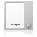 SCHNEIDER ELECTRIC - Portier Tastenmodul 1WE, silber