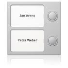SCHNEIDER ELECTRIC - Portier Tastenmodul 2 WE, silber