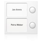 SCHNEIDER ELECTRIC - Portier Tastenmodul 2 WE, weiß