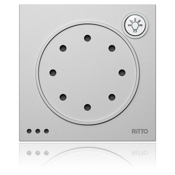 SCHNEIDER ELECTRIC - Portier Türsprechmodul mit Lichttaste, silber