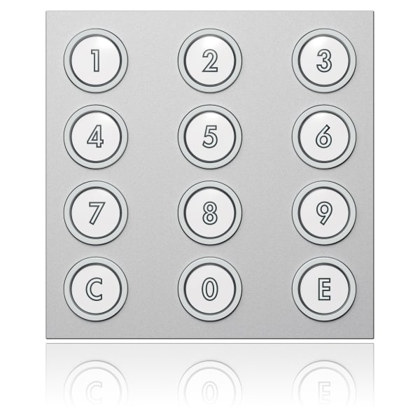 SCHNEIDER ELECTRIC - Portier Codiermodul silber