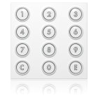 SCHNEIDER ELECTRIC - Portier Codiermodul weiss