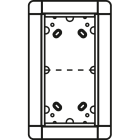 SCHNEIDER ELECTRIC - Unterputzrahmen 2 Modulplätze, silber
