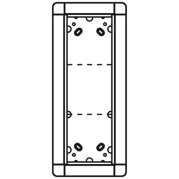 SCHNEIDER ELECTRIC - Unterputzrahmen 3 Modulplätze, silber