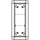 SCHNEIDER ELECTRIC - Unterputzrahmen 3 Modulplätze, silber