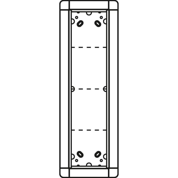 SCHNEIDER ELECTRIC - Unterputzrahmen 4 Modulplätze, silber