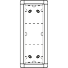 SCHNEIDER ELECTRIC - Aufputzrahmen 3 Modulplätze, silber