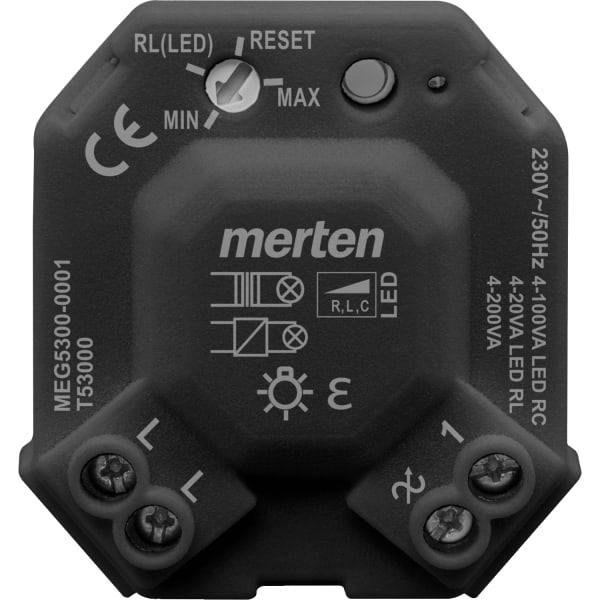MERTEN - Universal LED Dimmermodul, schwarz