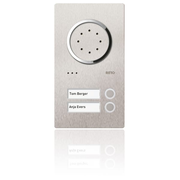 SCHNEIDER ELECTRIC - Acero Edelstahl-Türstation Audio, 2 WE, Audio, Edelstahl