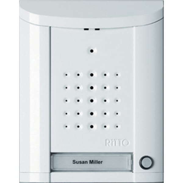 SCHNEIDER ELECTRIC - Entravox Türstation Audio, 1 WE, Audio, weiß lackiert