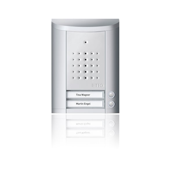 SCHNEIDER ELECTRIC - Entravox Türstation Audio, 2 WE, Audio, silber eloxiert