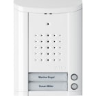 SCHNEIDER ELECTRIC - Entravox Türstation Audio, 2 WE, Audio, weiß lackiert