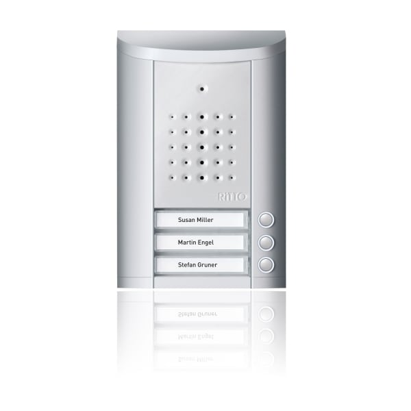 SCHNEIDER ELECTRIC - Entravox Türstation Audio, 3 WE, Audio, silber eloxiert