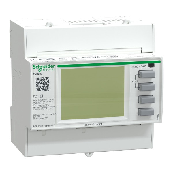 SCHNEIDER ELECTRIC - Universalmessgerät PowerLogic PM3200, ohne Kommunikation, 1A/5A,