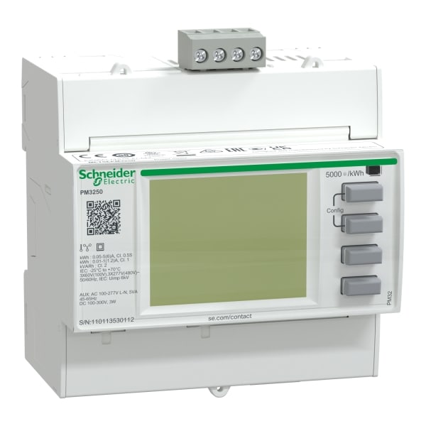 SCHNEIDER ELECTRIC - Universalmessgerät PowerLogic PM3250, Modbus RTU, 1A/5A,