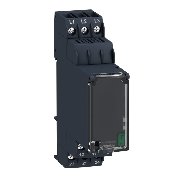 SCHNEIDER ELECTRIC - Netzüberwachung auf Phasenfolge und Phasenausfall, 208-480VAC, 2 W