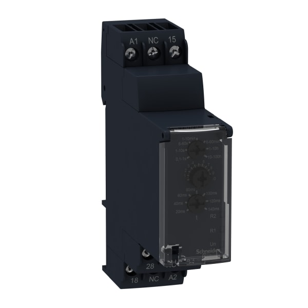 SCHNEIDER ELECTRIC - Zeitrelais für Stern-Dreieck-Anlasser, 0,1 s-100 h, 230-240/380-440VAC, 1 W